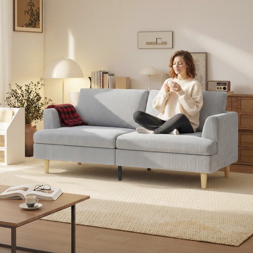 Homcom sitzer sofa - 3-sitzer-sofa,, couch
