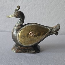 Vintage Deko Ente, Holz mit