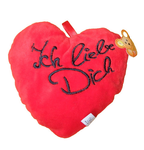 Herz kissen ich liebe - liebe, dich"