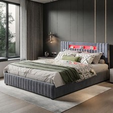 Polsterbett 160x200cm Samt