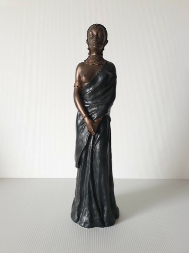 Dekofigur massai frau afrika - dekofigur,