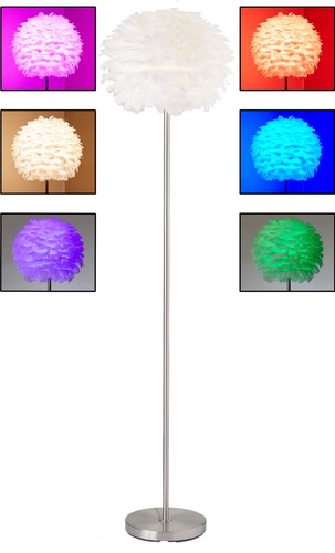 Led feder stehleuchte - feder,