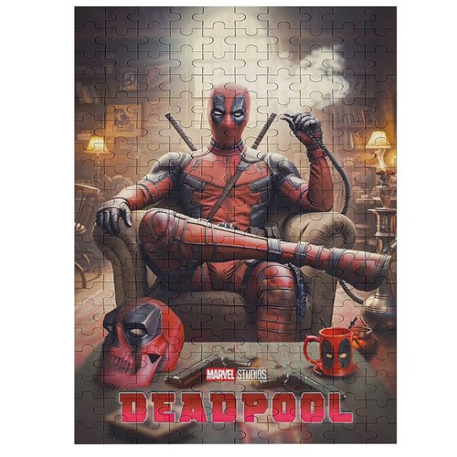 Deadpool and wolverine jigsaw - deadpool,