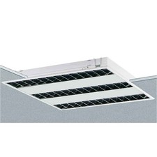Ridi Rasterleuchte Deckeneinbauleuchte Weiß IP20 3 x 14/24W T16 SG-EVG