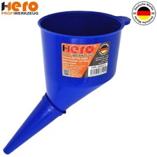 Trichter Einfülltrichter Öltrichter abgewinkelt Sieb Öldienst KFZ Benzin HERO