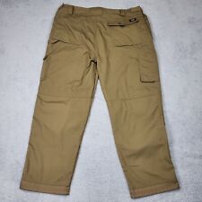 Dickies Eisenhower Carpenter Hose Herren 42 S braun Twill Taschen Doppelknie