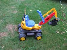 Spielzeug Kinderbagger mit Sitz