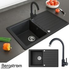 Spülbecken Schwarz 77 x 46 cm