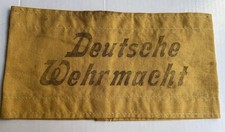 Armbinde „ Deutsche  Wehrmacht“ seltenere Variante bedruckt 2.WK original