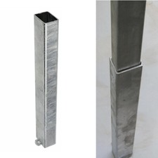 Doppelstabmattenzaun Bodenhülse für Pfosten - Pfosten Einschubprofil