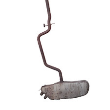 Volkswagen Golf 5 Plus 1,9 TDI Endschalldämpfer Auspuff Hinten+Rohr 1K0253611M