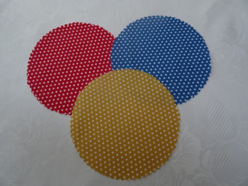 Stoff deckchen set - 12, /