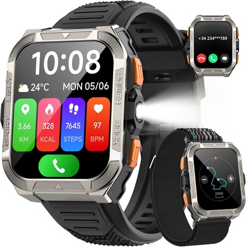 Militär smartwatch herren mit - herren,