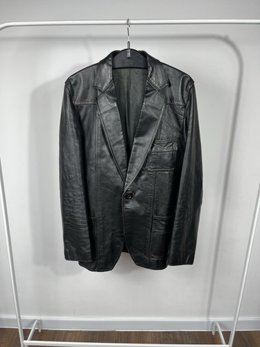 Vintage leder blazer - leder,