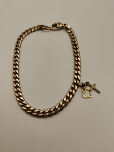 Vergoldetes panzerarmband - vergoldetes,