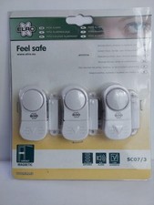 Alarmanlage Tür Fenster Alarm mini Elro SC07/3 3er Set in OVP