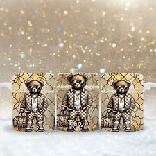 Tasse Luxus Bär mit Name