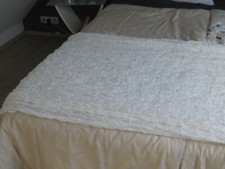 IKEA Ofelia Decke 130 x 170 cm  weiß luftig