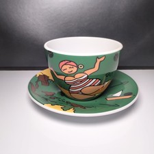 Eschenbach Tasse mit Unterteller Porzellan Sammeltasse Cappuccino Kaffeetasse