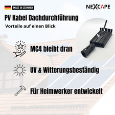 PV Kabel Dachdurchführung