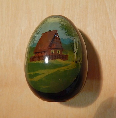 Osterei handbemalt - ei,