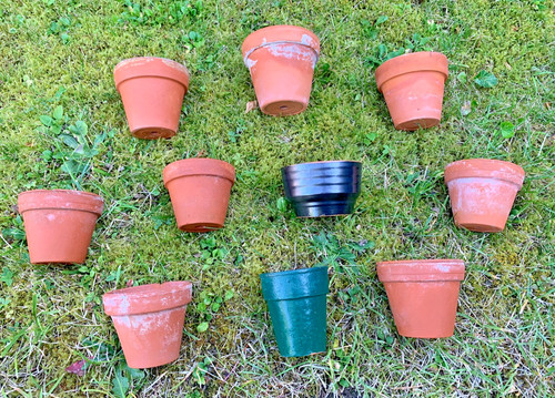 Orig vintage 10x - 10x, tontöpfe