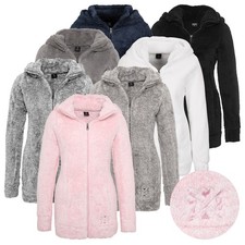 Damen flauschiger teddy fleece - flauschiger,