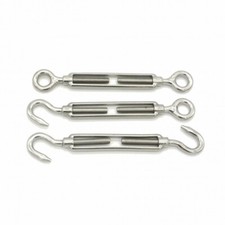 Spannschloss Edelstahl A4 Drahtseil Seilspanner Spannschraube Spanner Haken Öse