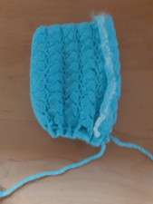 Puppenmütze gestrickt 1940/50 er Jahre