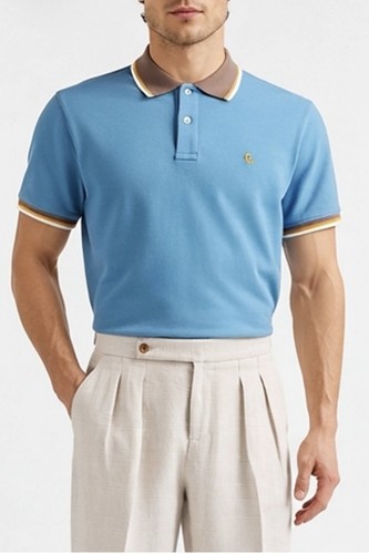 Herren poloshirt blau harmont - herren,