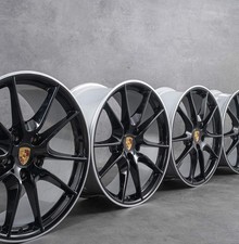 Porsche Felgen Boxster Cayman 981 20 Zoll 98136216014 981362163 schwarz