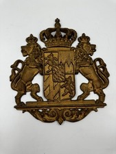Bayrisches Wappen Gusseisen ca