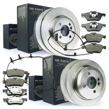 Bremsscheiben Bremsbeläge Warnkontakt vorne hinten für Mini R50 R53 Cabrio R52