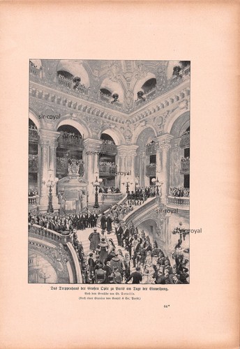 Einweihung große oper - große, paris