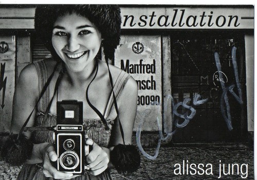 Autogramm alissa jung - -,