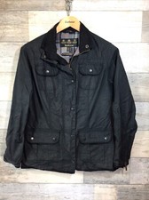 Barbour Wachsjacke schwarz