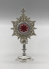 Kleine Schöne Monstranz Zinn