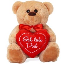 Teddybär mit Herz Ich liebe