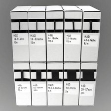 Profi Schrumpfschlauch 2:1 schwarz rot blau o. natur 1 - 26 mm Schrumpfschläuche