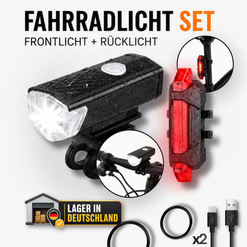 LED-Fahrradlicht-Set