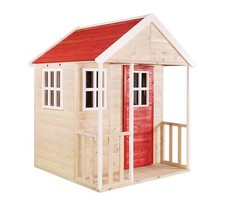 Spielhaus Holzspielhaus Kinderspielhaus Gartenhaus Holzhaus Natur Wendi Toys