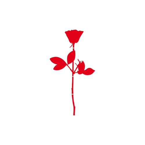 Rose 6cm rot handy - 6cm,