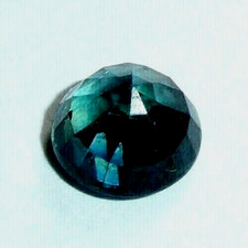 Saphir Safir 1,4 Carat blau rund facettiert, 6,43mm