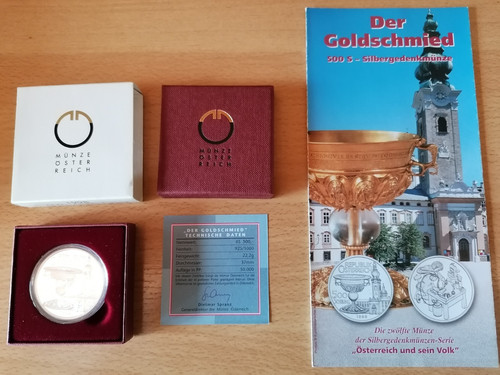österreich 500 schilling 1998 - Österreich,