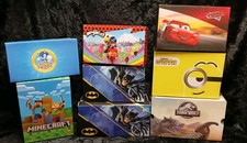 8 Stück Leere Schuh Karton Kinder Schuhkarton Konderschuhe Disney Dinos Batman..