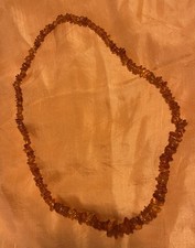 Echte Bernsteinkette, 70 cm, ohne Verschluss 36 Gramm