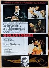 original Kino Film Plakat Poster " James Bond  Goldfinger " Sean Connery