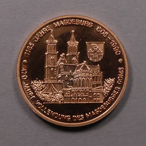 Magdeburg medaille 1990 - medaille,