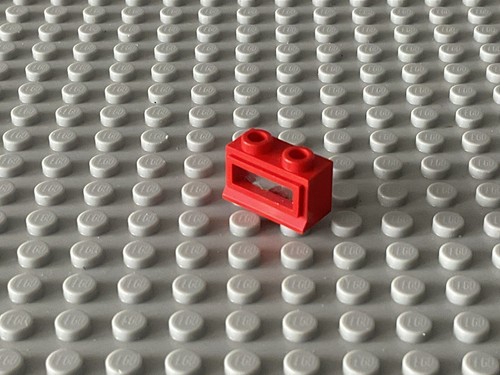 Lego fenster rahmen rot - fenster, 1x