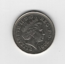 2001 Großbritannien TEN PENCE zirkuliert 